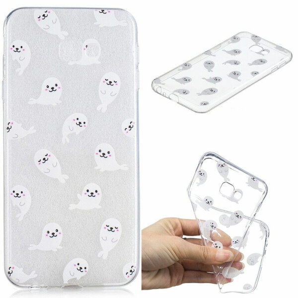 

Силиконовый (TPU) чехол Deexe Pretty Glossy для Samsung Galaxy J4+ (J415) - Sea Lion