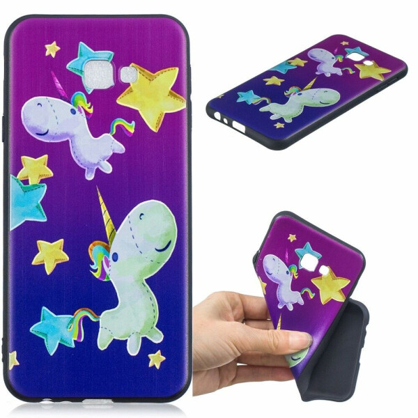 

Силиконовый (TPU) чехол Deexe Life Style для Samsung Galaxy J4+ (J415) - Star and Unicorn