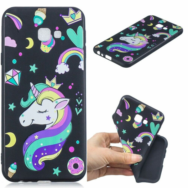 

Силиконовый (TPU) чехол Deexe Life Style для Samsung Galaxy J4+ (J415) - Shy Unicorn