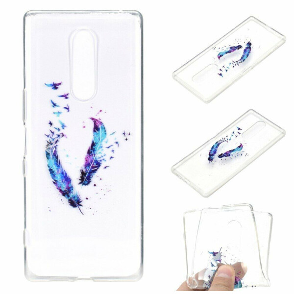 

Силиконовый (TPU) чехол Deexe Pretty Glossy для OnePlus 7 Pro - Feather