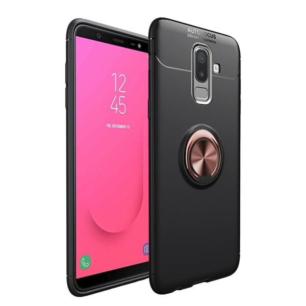 

Защитный чехол UniCase Magnetic Ring для Samsung Galaxy J4+ (J415) - Black / Rose Gold