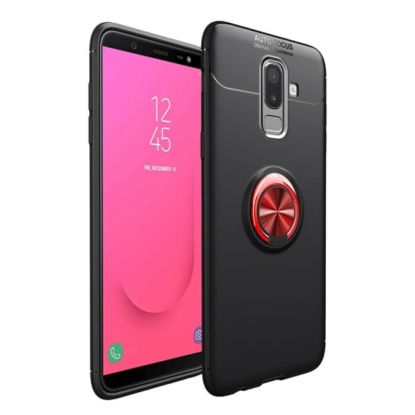 

Защитный чехол UniCase Magnetic Ring для Samsung Galaxy J4+ (J415) - Black / Red