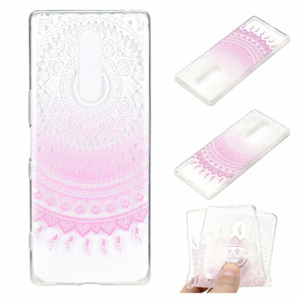 

Силиконовый (TPU) чехол Deexe Pretty Glossy для OnePlus 7 Pro - Pink Flower