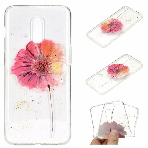 

Силиконовый (TPU) чехол Deexe Pretty Glossy для OnePlus 7 - Beautiful Flower