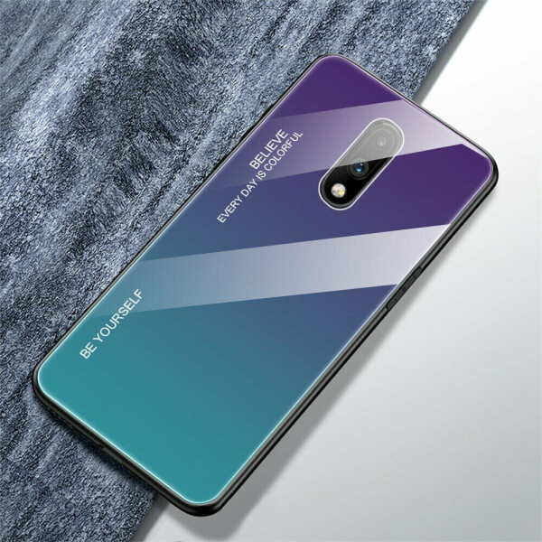 

Защитный чехол Deexe Gradient Color для OnePlus 7 - Purple / Blue