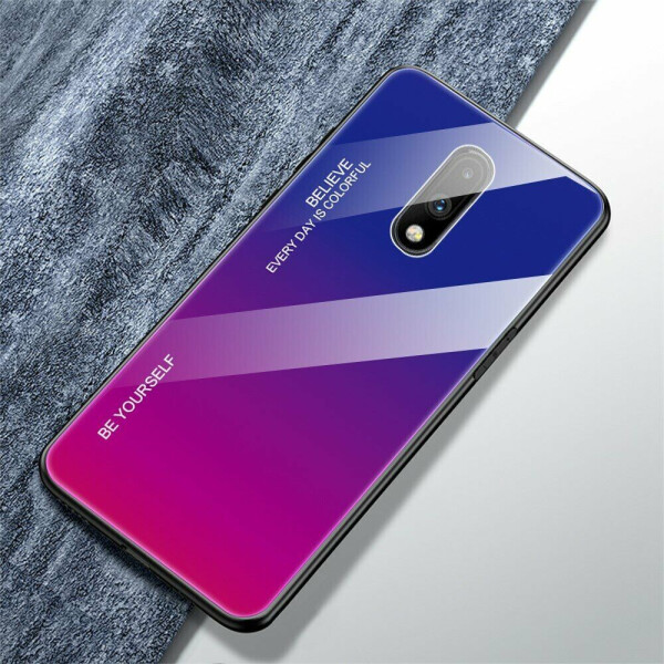 

Защитный чехол Deexe Gradient Color для OnePlus 7 - Blue / Rose