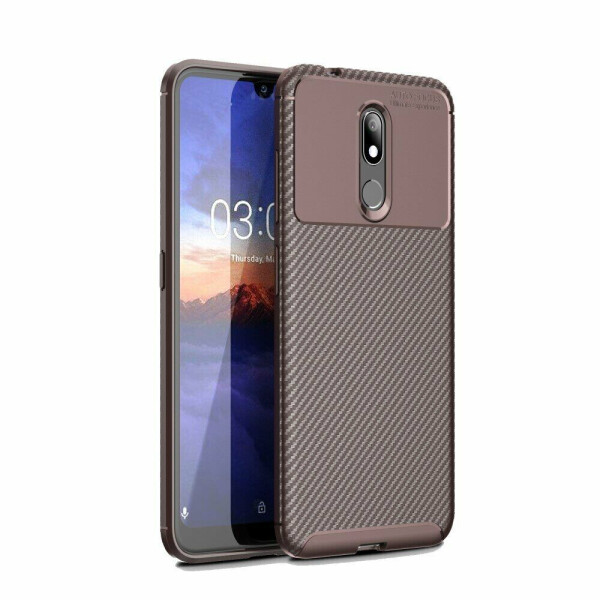 

Защитный чехол Deexe Fusion для Nokia 3.2 - Brown