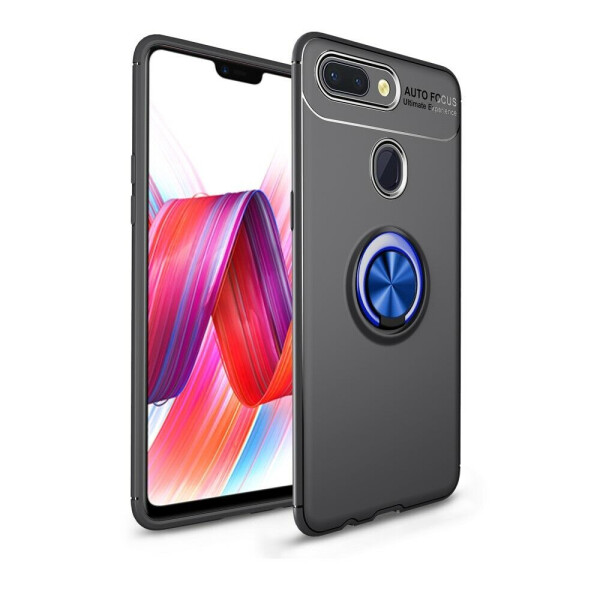 

Защитный чехол UniCase Magnetic Ring для Xiaomi Mi 8 Lite - Black / Blue
