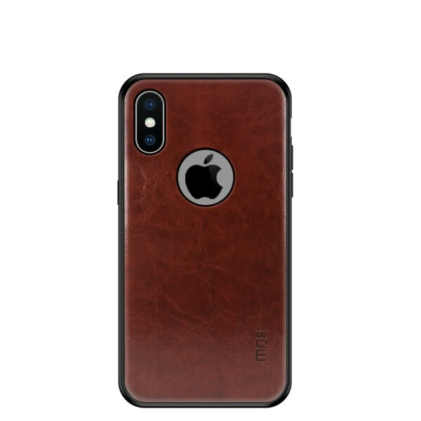 

Защитный чехол MOFI Leather Cover для iPhone XS - Brown