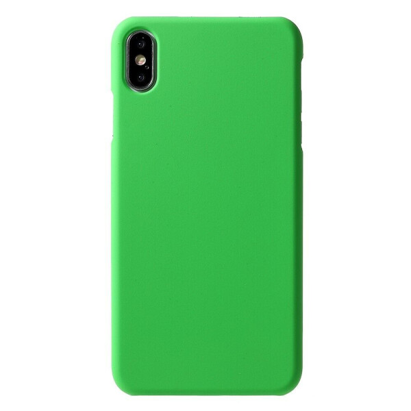 

Пластиковый чехол Deexe Hard Shell для iPhone XS Max - Green