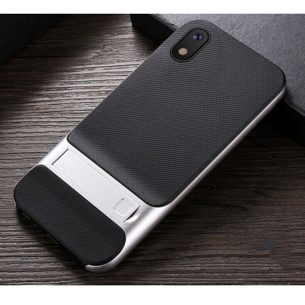 

Защитный чехол ELEGANCE Grid Pattern для Samsung Galaxy A10 (A105) - Silver