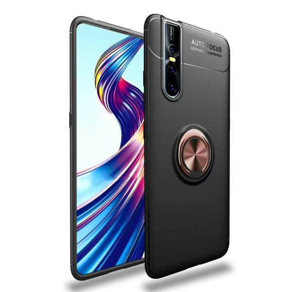 

Защитный чехол UniCase Magnetic Ring для VIVO V15 Pro - Black / Rose Gold