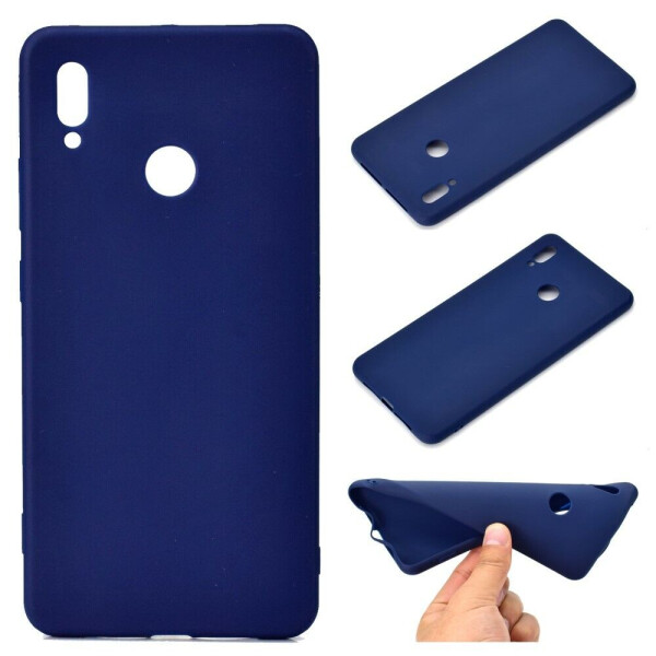 

Силиконовый (TPU) чехол Deexe Matte Case для Huawei Honor Note 10 - Dark Blue
