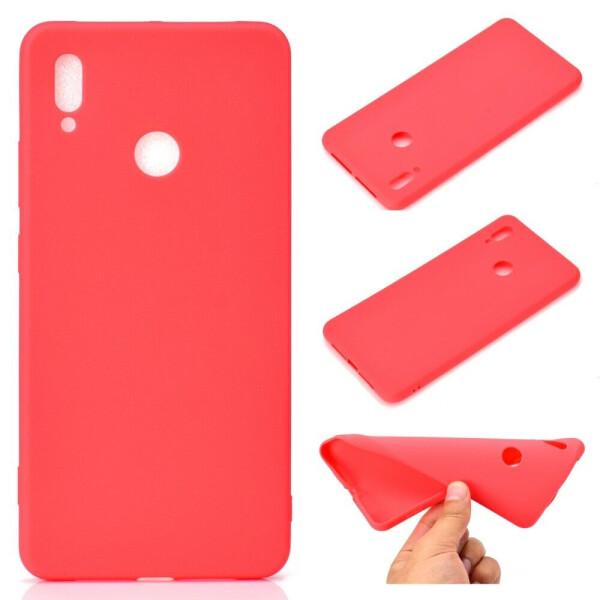 

Силиконовый (TPU) чехол Deexe Matte Case для Huawei Honor Note 10 - Red