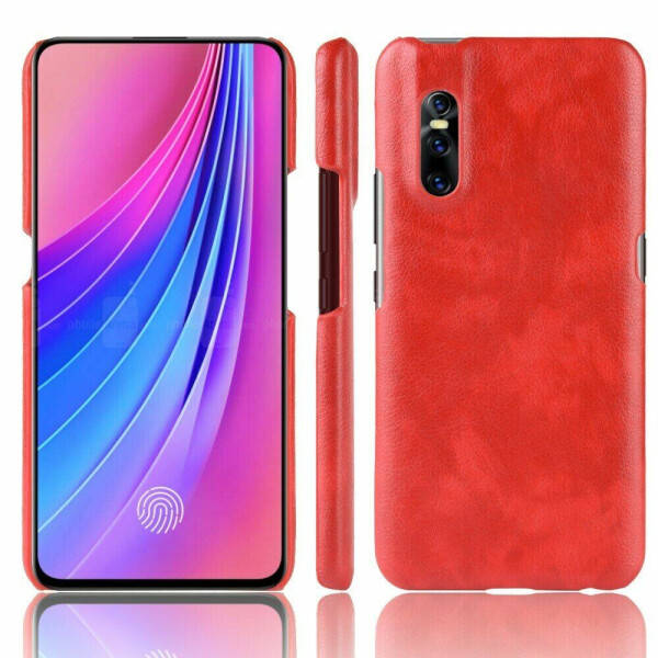 

Защитный чехол Deexe Leather Back Cover для VIVO V15 Pro - Red