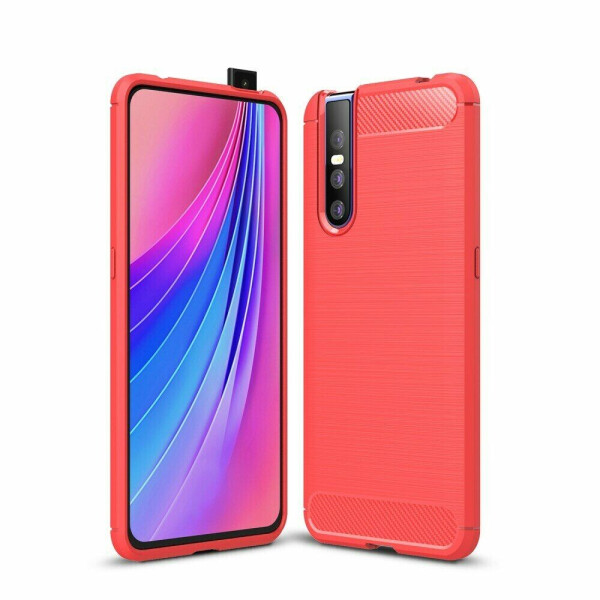 

Защитный чехол UniCase Carbon для VIVO V15 Pro - Red