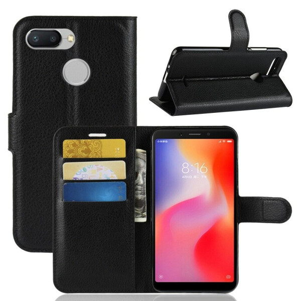 

Чехол-книжка Deexe Book Type для Xiaomi Redmi 6 - Black