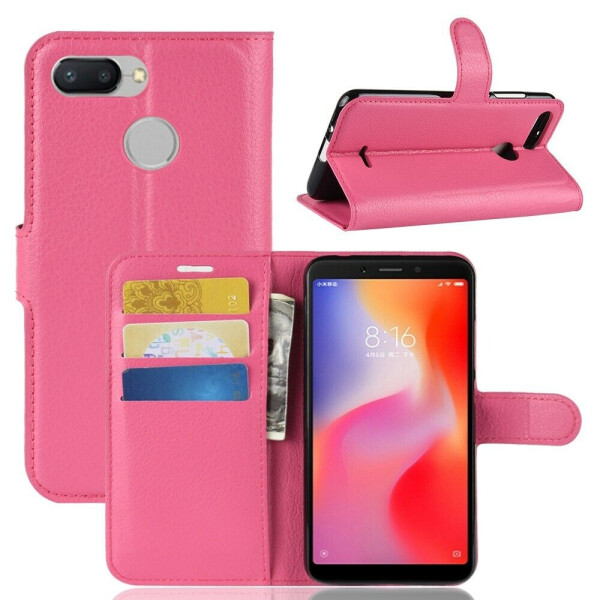 

Чехол-книжка Deexe Book Type для Xiaomi Redmi 6 - Rose