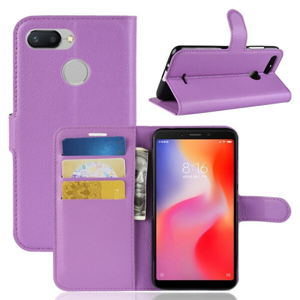 

Чехол-книжка Deexe Book Type для Xiaomi Redmi 6 - Purple