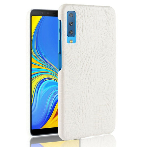 

Пластиковый чехол Deexe Croco Style для Samsung Galaxy A7 2018 (A750) - White