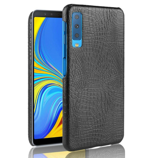 

Пластиковый чехол Deexe Croco Style для Samsung Galaxy A7 2018 (A750) - Black