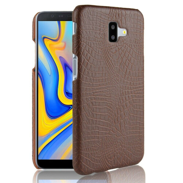 

Пластиковый чехол Deexe Croco Style для Samsung Galaxy J6+ (J610) - Coffee
