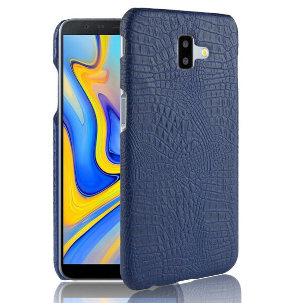 

Пластиковый чехол Deexe Croco Style для Samsung Galaxy J6+ (J610) - Dark Blue