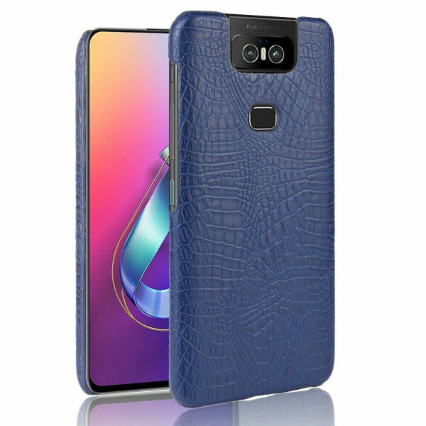 

Защитный чехол Deexe Croco Style для ASUS Zenfone 6 ZS630KL - Dark Blue
