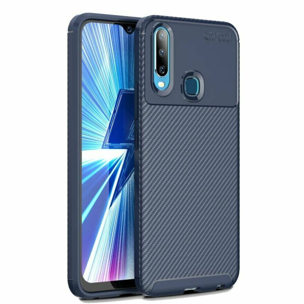 

Защитный чехол Deexe Fusion для VIVO Y17 - Blue