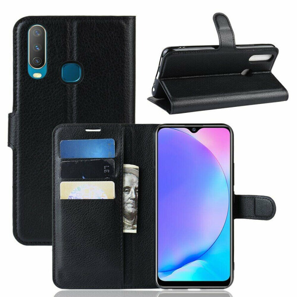 

Чехол-книжка Deexe Book Type для VIVO Y17 - Black