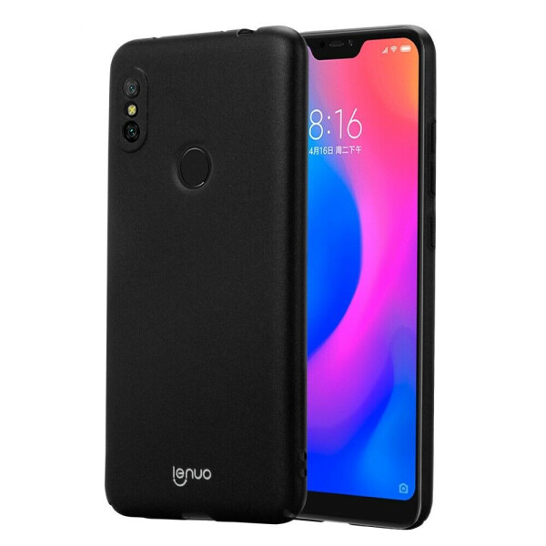 

Пластиковый чехол LENUO Silky Touch для Xiaomi Redmi Note 6 / Note 6 Pro - Black