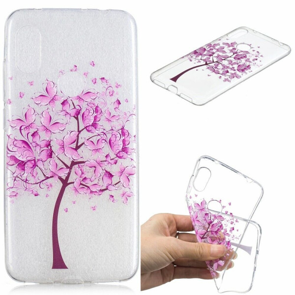 

Силиконовый (TPU) чехол Deexe Pretty Glossy для Xiaomi Redmi Note 6 / Note 6 Pro - Tree