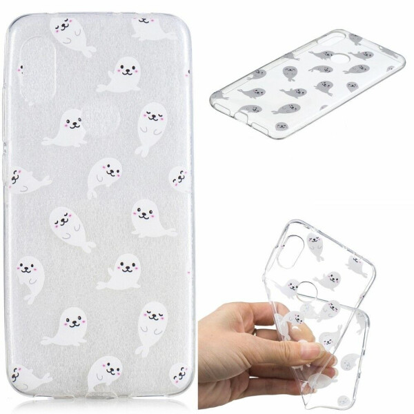 

Силиконовый (TPU) чехол Deexe Pretty Glossy для Xiaomi Redmi Note 6 / Note 6 Pro - Sea Lion