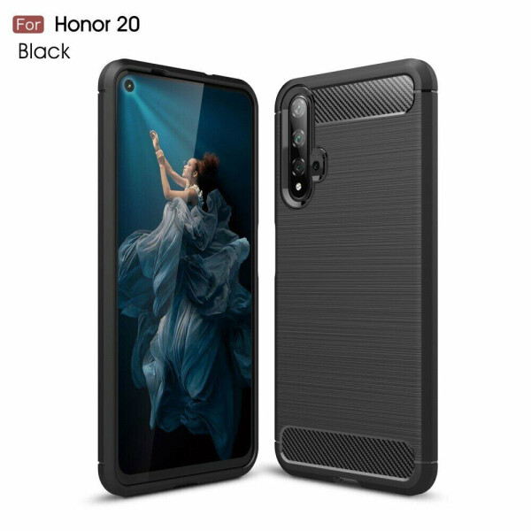 

Защитный чехол UniCase Carbon для Huawei Honor 20 - Black