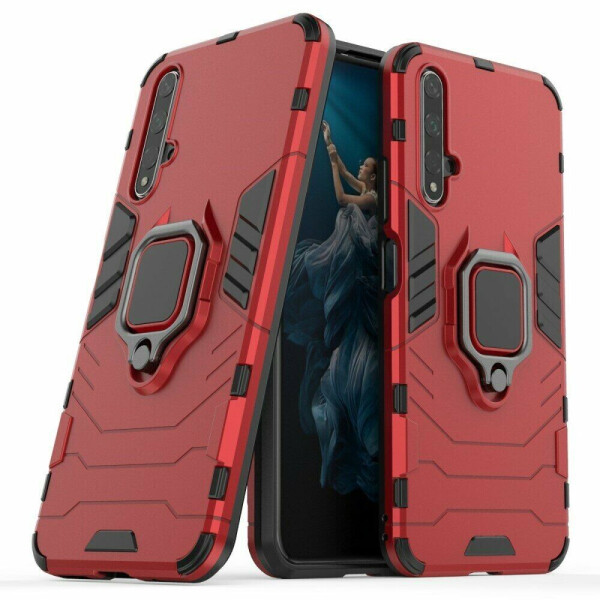 

Защитный чехол Deexe Hybrid Case для Huawei Honor 20 - Red