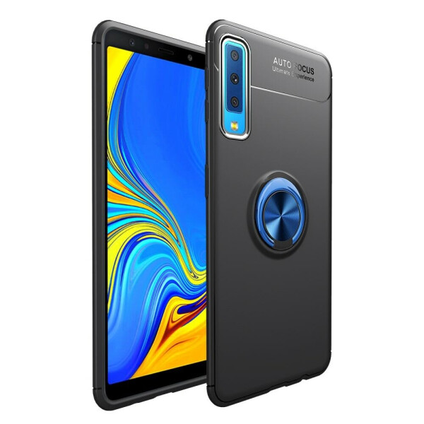 

Защитный чехол UniCase Magnetic Ring для Samsung Galaxy A7 2018 (A750) - Black/Blue