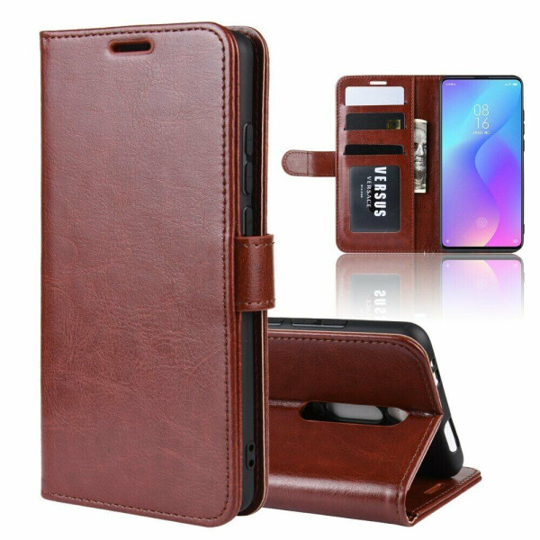 

Чехол-книжка Deexe Wallet Style для Xiaomi Mi 9T / Mi 9T Pro / Redmi K20 / Redmi K20 Pro - Brown
