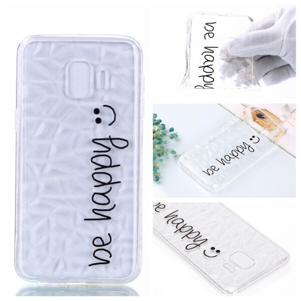 

Силиконовый чехол UniCase 3D Diamond Pattern для Samsung Galaxy J2 Core (J260) - Be Happy