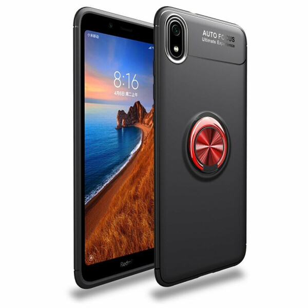 

Защитный чехол UniCase Magnetic Ring для Xiaomi Redmi 7A - Black / Red