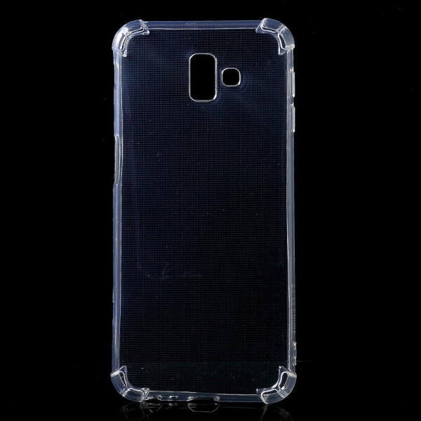

Силиконовый (TPU) чехол Deexe Thin Armor для Samsung Galaxy J6+ (J610) - Transparent