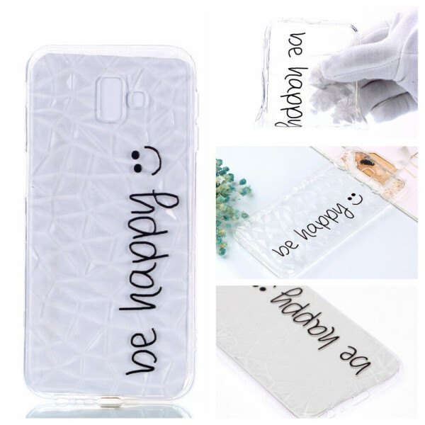 

Силиконовый чехол UniCase 3D Diamond Pattern для Samsung Galaxy J6+ (J610) - Be Happy