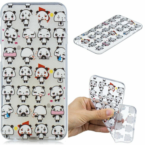 

Силиконовый (TPU) чехол Deexe Pretty Glossy для Samsung Galaxy J6+ (J610) - Cartoon Panda