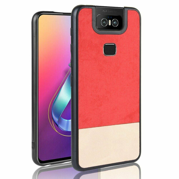 

Защитный чехол Deexe Elegant Series для ASUS Zenfone 6 ZS630KL - Red