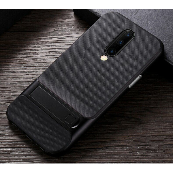 

Защитный чехол ELEGANCE Grid Pattern для OnePlus 7 Pro - Black