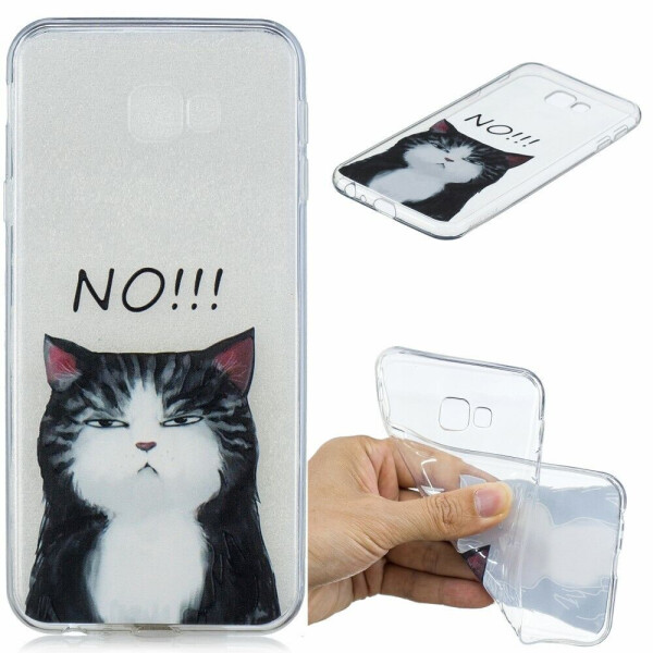 

Силиконовый (TPU) чехол Deexe Pretty Glossy для Samsung Galaxy J4+ (J415) - Cute Cat
