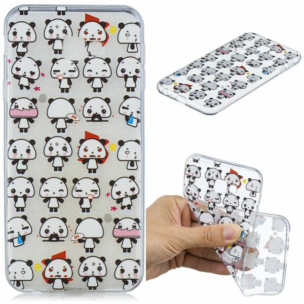 

Силиконовый (TPU) чехол Deexe Pretty Glossy для Samsung Galaxy J4+ (J415) - Cartoon Panda
