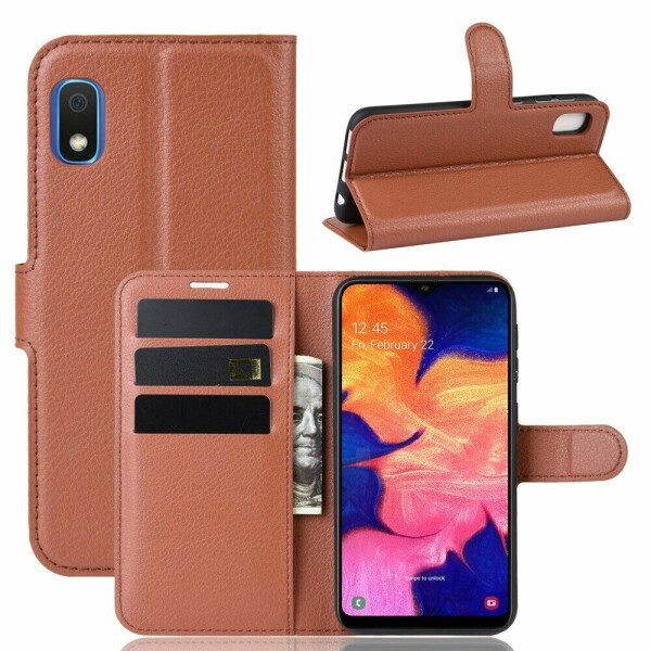 

Чехол-книжка Deexe Book Type для Samsung Galaxy A10e - Brown