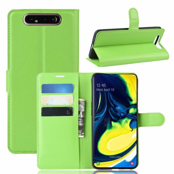 

Чехол-книжка Deexe Book Type для Samsung Galaxy A80 (A805) - Green
