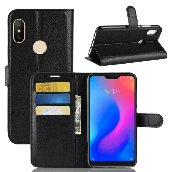 

Чехол-книжка Deexe Book Type для Xiaomi Redmi Note 6 / Note 6 Pro - Black