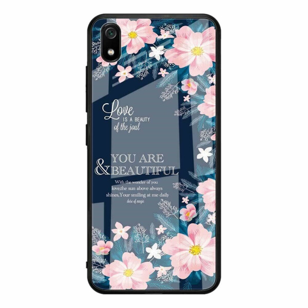 

Защитный чехол UniCase Pattern Glass Back для Xiaomi Redmi 7A - Flowers